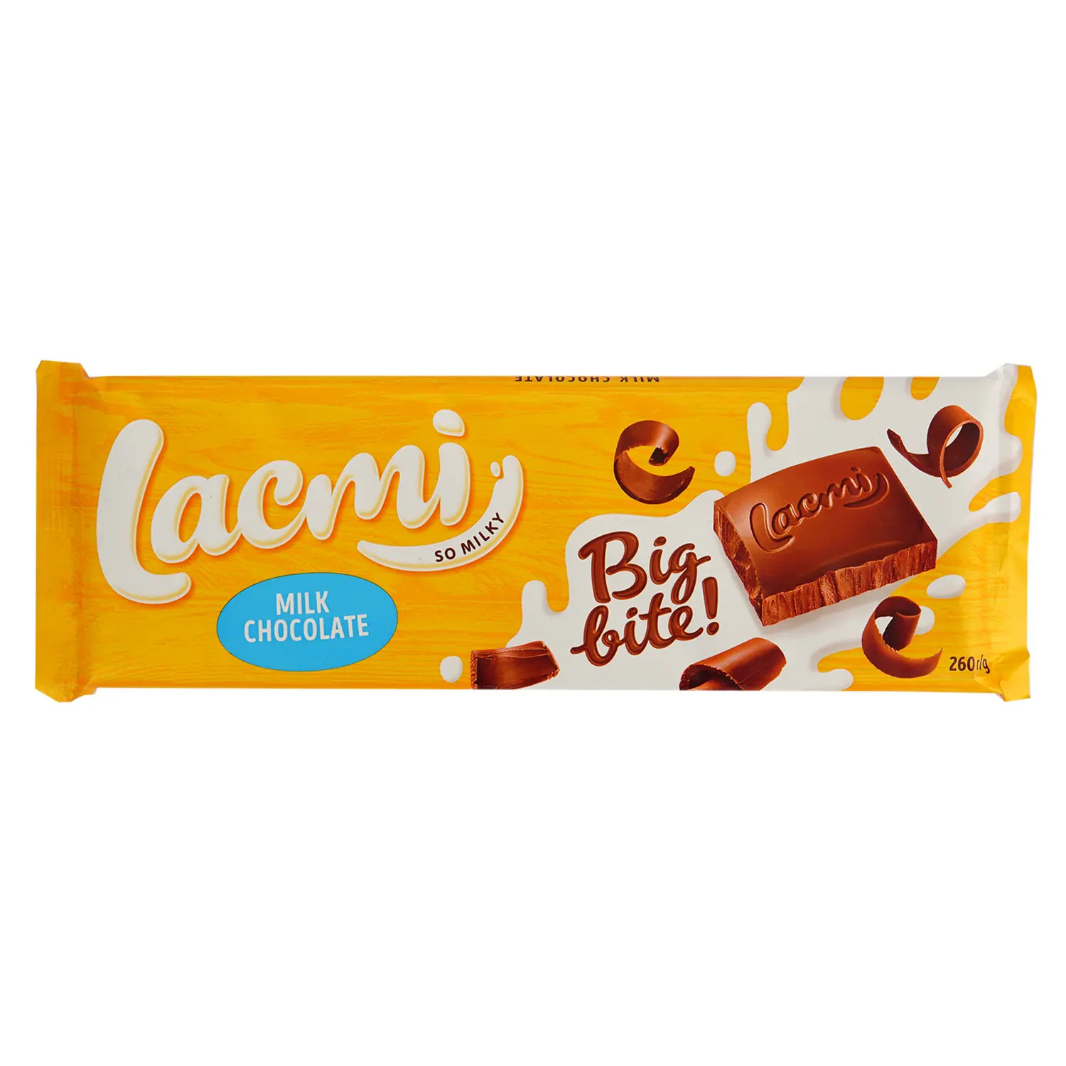 Шоколад Lacmi Big Bite молочний 260г